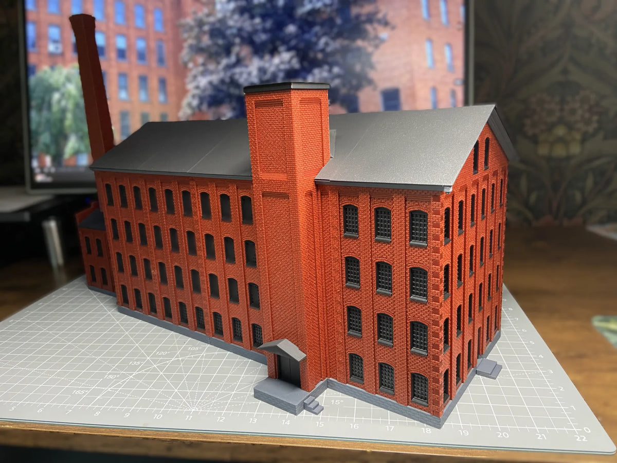 Norwich Silk Mill, Échelle HO - Maquette Print