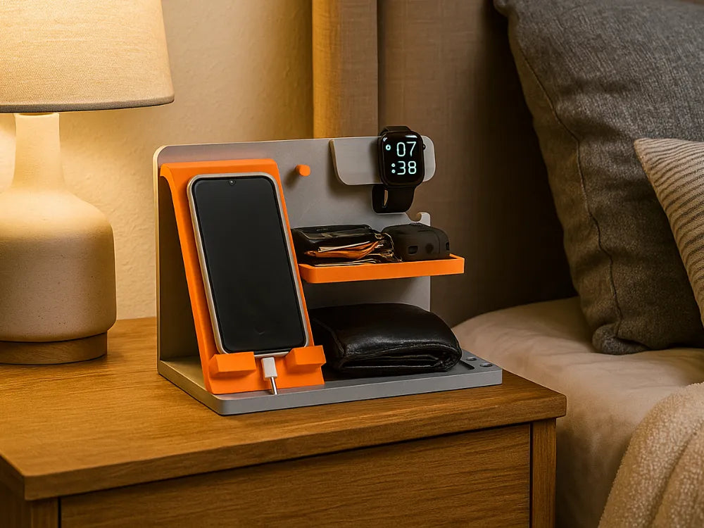 Organisateur de chevet Standard (Apple/Samsung Watch) - Maison Print