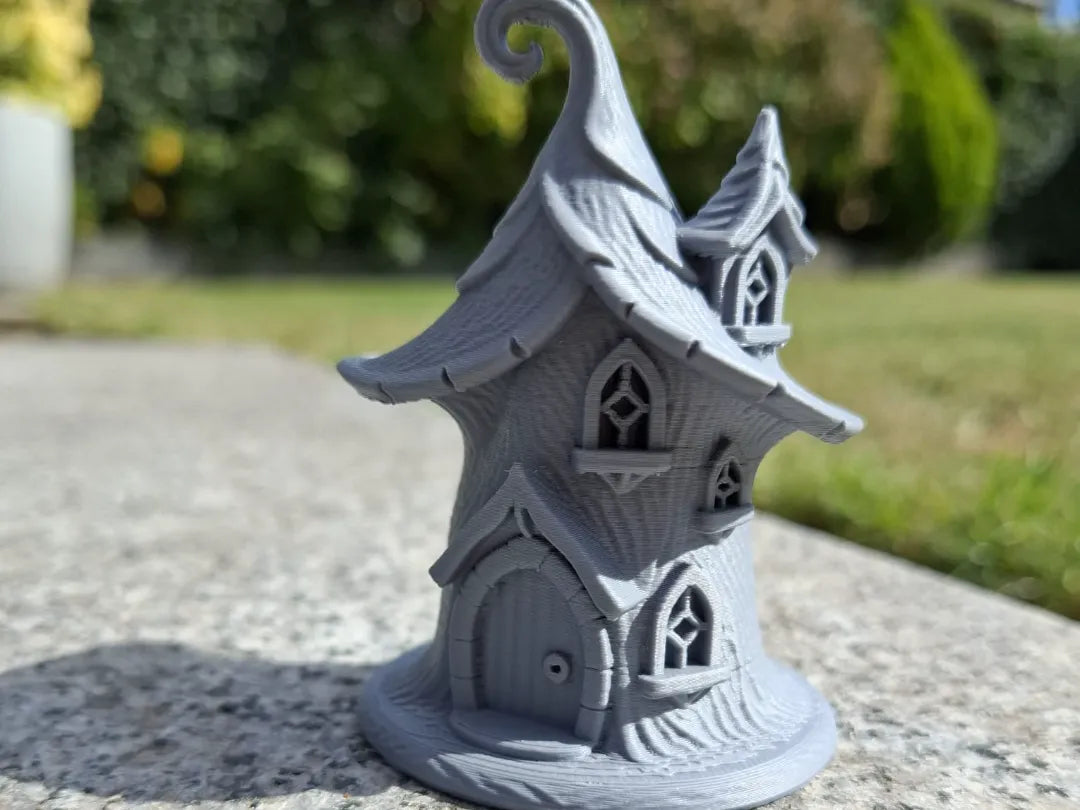 Maison en Brindilles Tourbillonnantes de Fée - Maquette Print