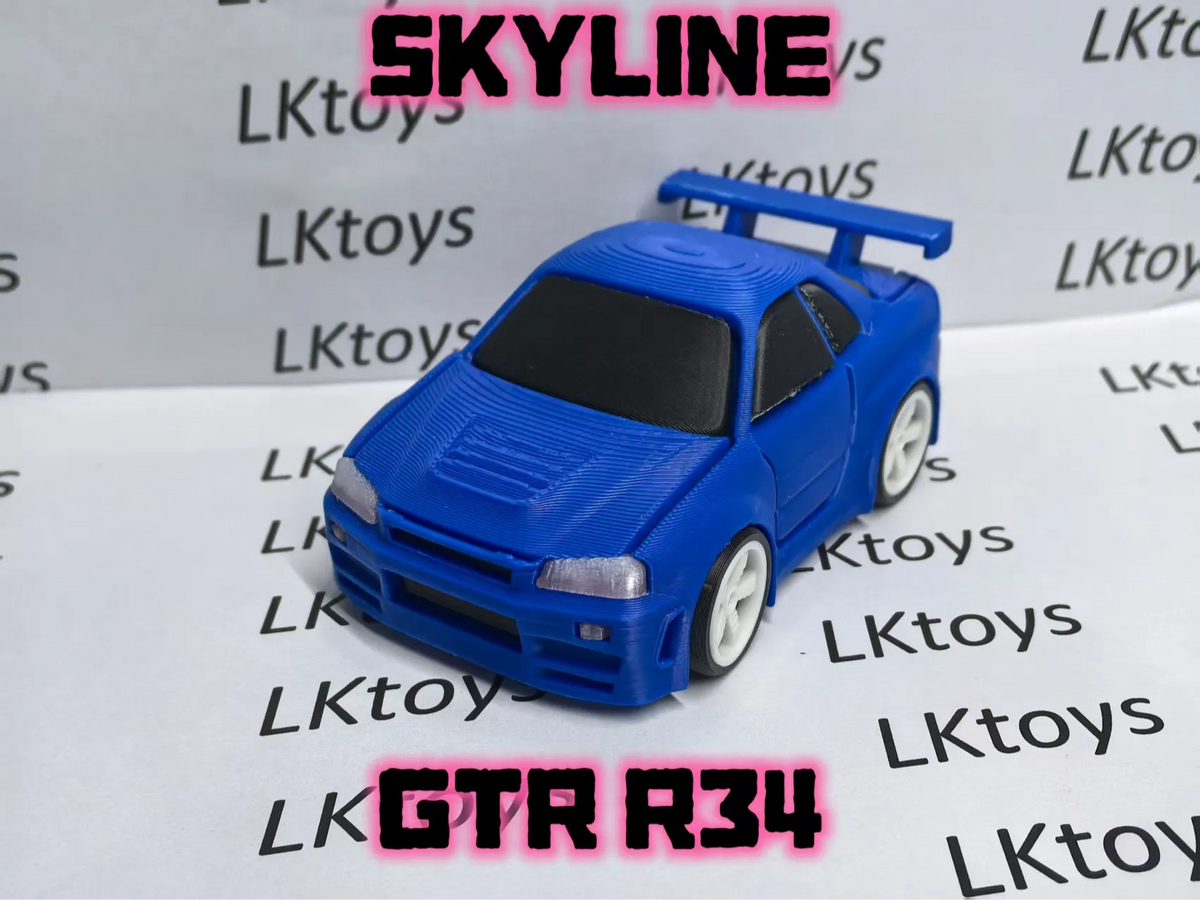 Skyline GTR R34 (assemblage complet sans peinture) - Auto Print