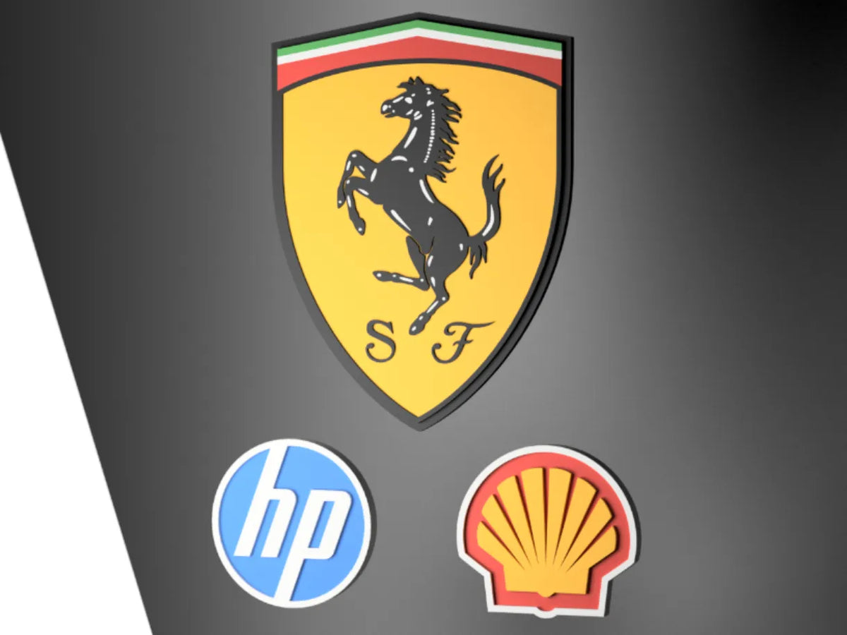 Emblème de l'écurie Ferrari de Formule 1 - Auto Print