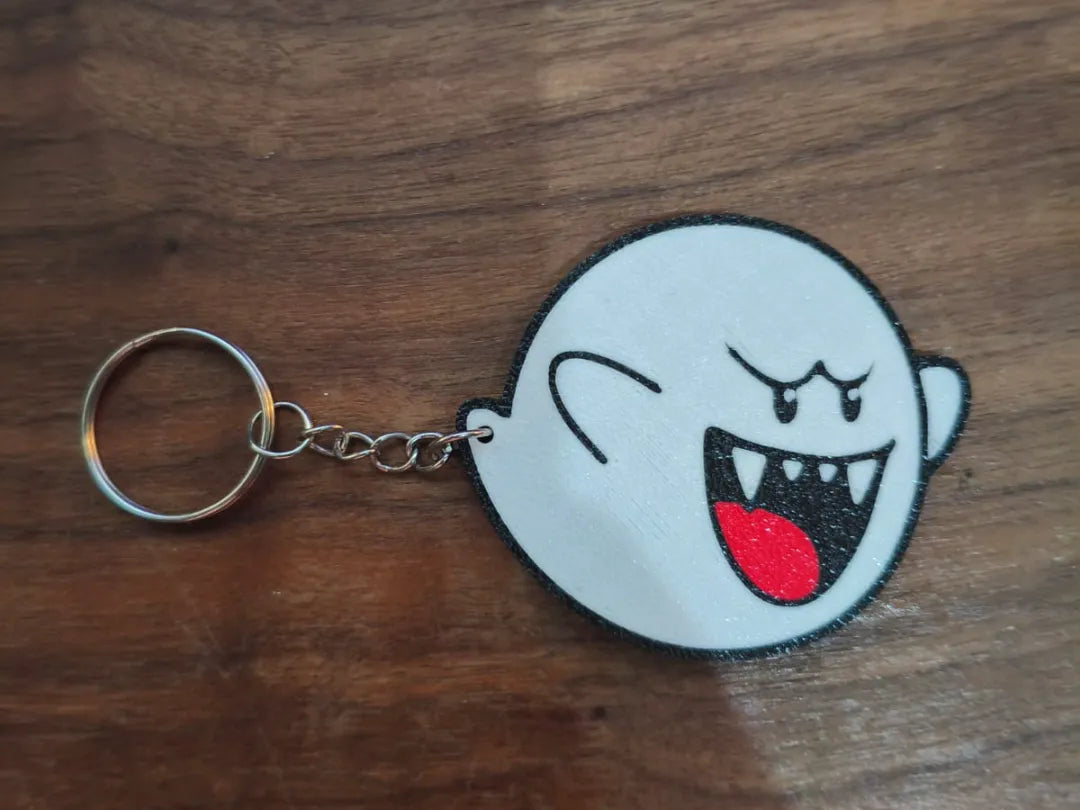Porte-clés BOO Fantôme Super Mario NFC - NFC Print