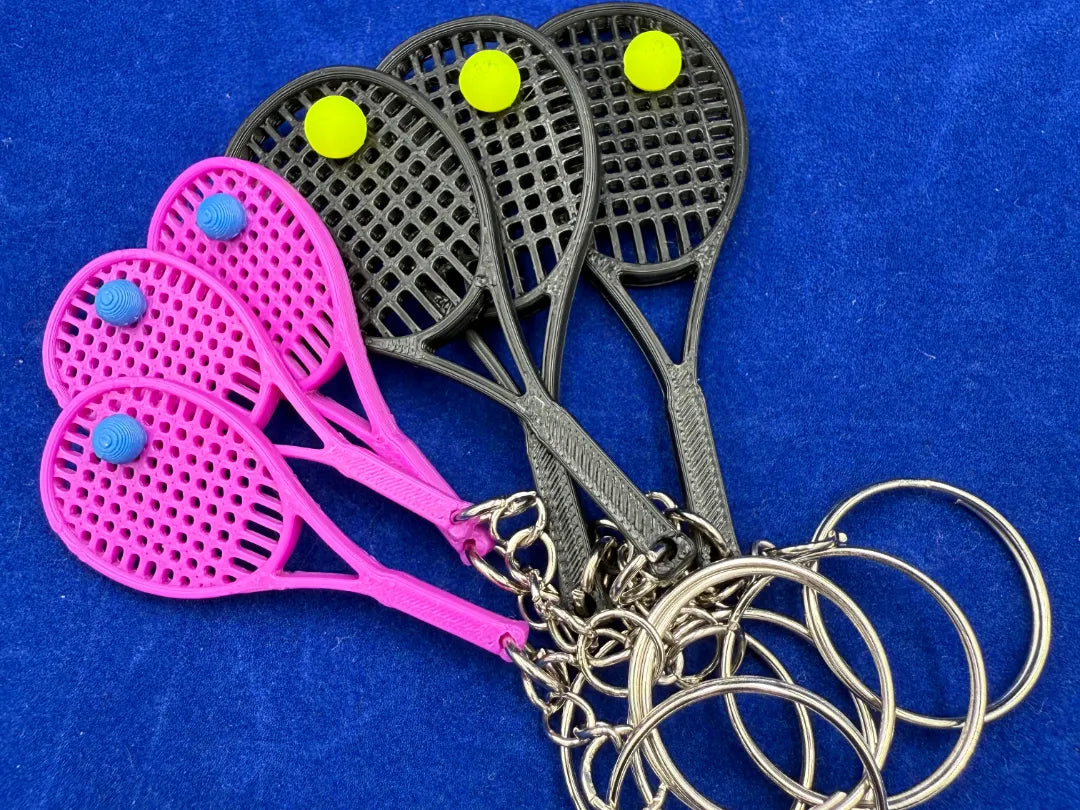 Porte-clés Raquette de tennis et balle - Sport Print