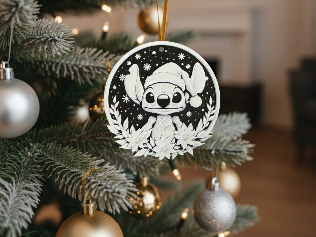 Décoration à points de Noël - Fêtes Print