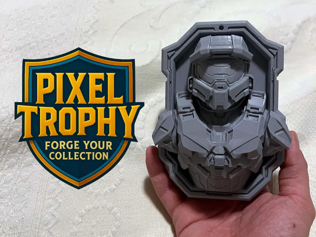 Trophée Mural Master Chief – Inspiré de Halo - Art Print