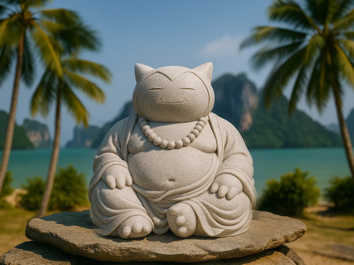 Statue de Bouddha de - Figurine Print