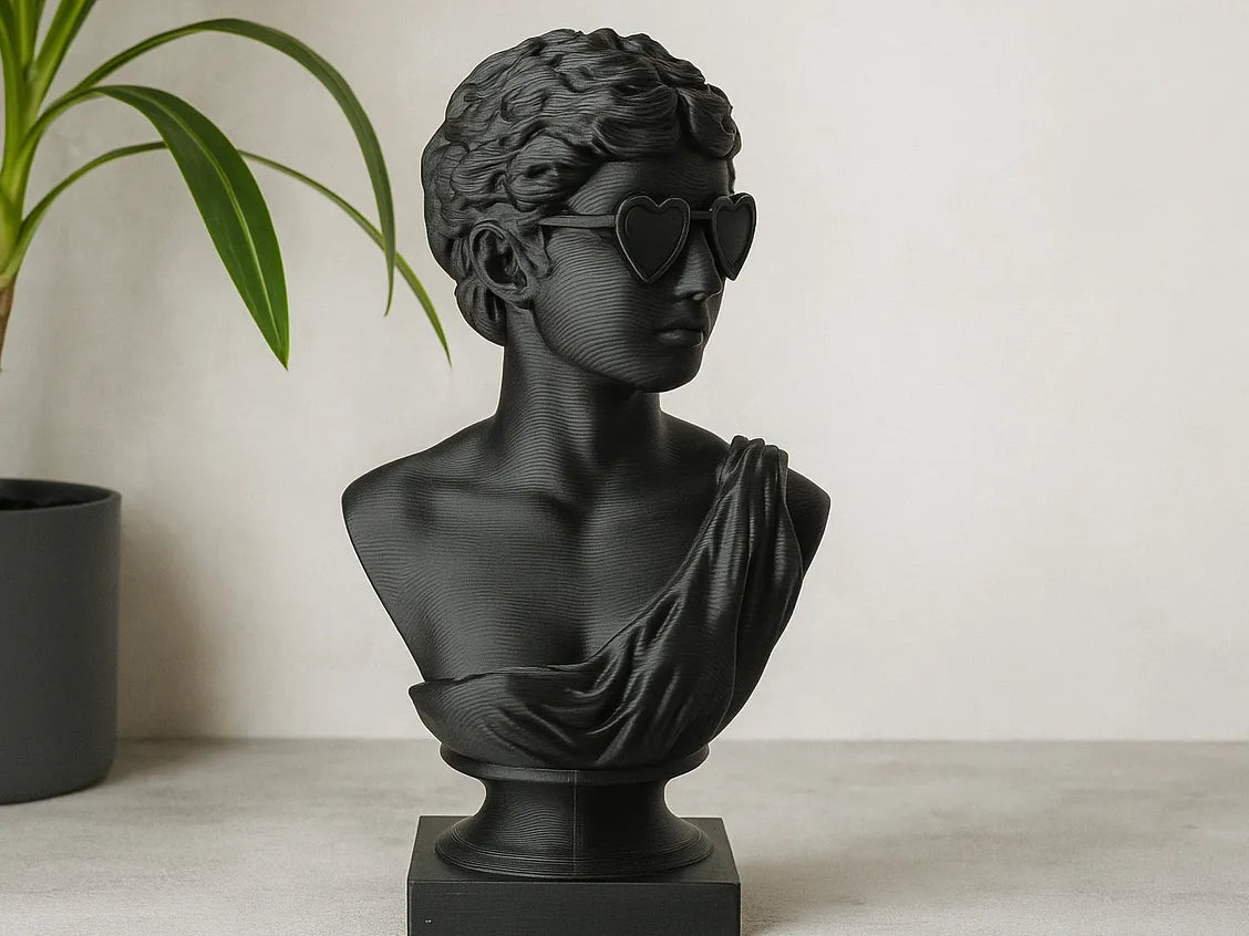 Buste Briseur de Cœur Inspiré par l'Art Romain Classique - Art Print