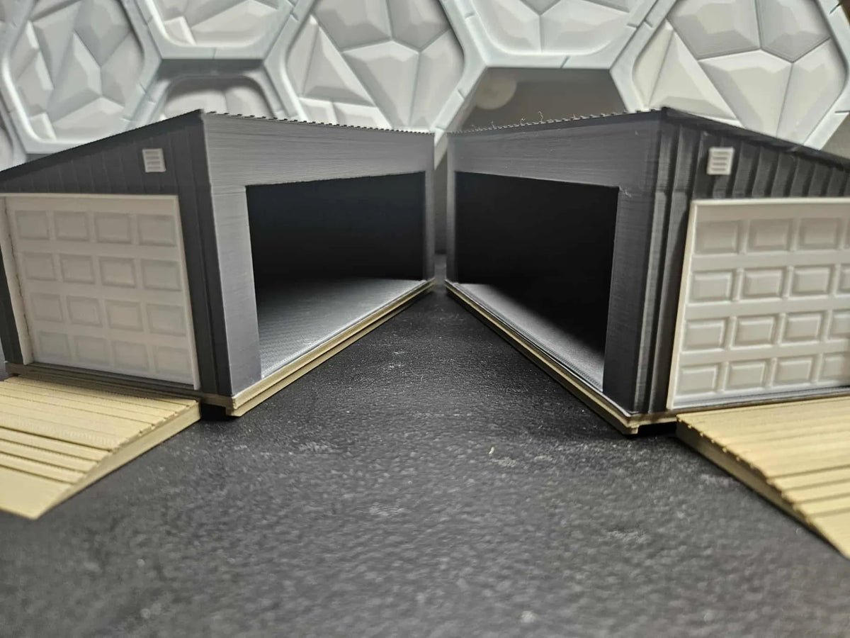 Garage 2 voitures - Modèle - Auto Print