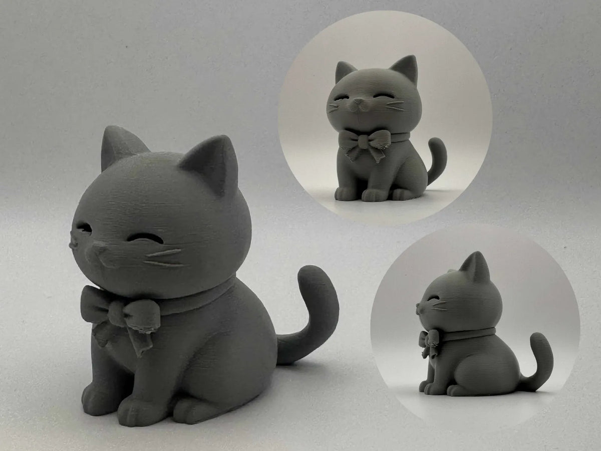 Chat Ruban – Figurine Chibi Mignonne - Figurine Print