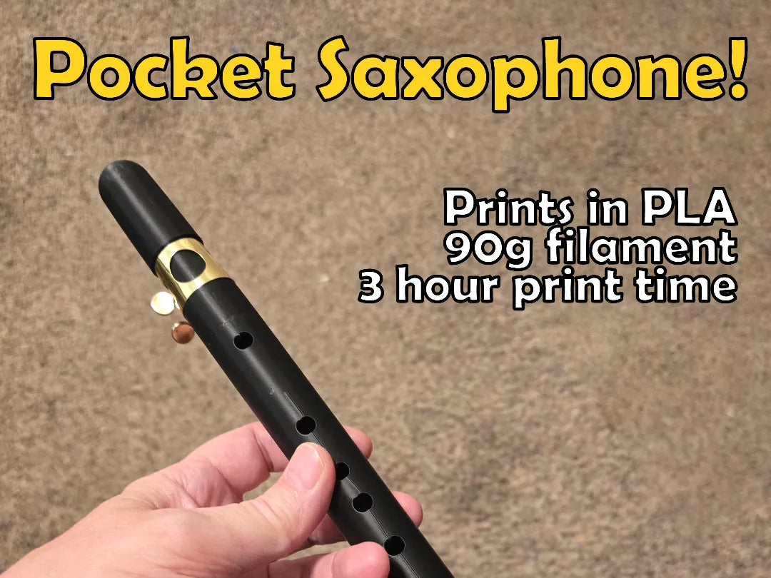 Saxophone de poche - Music Print