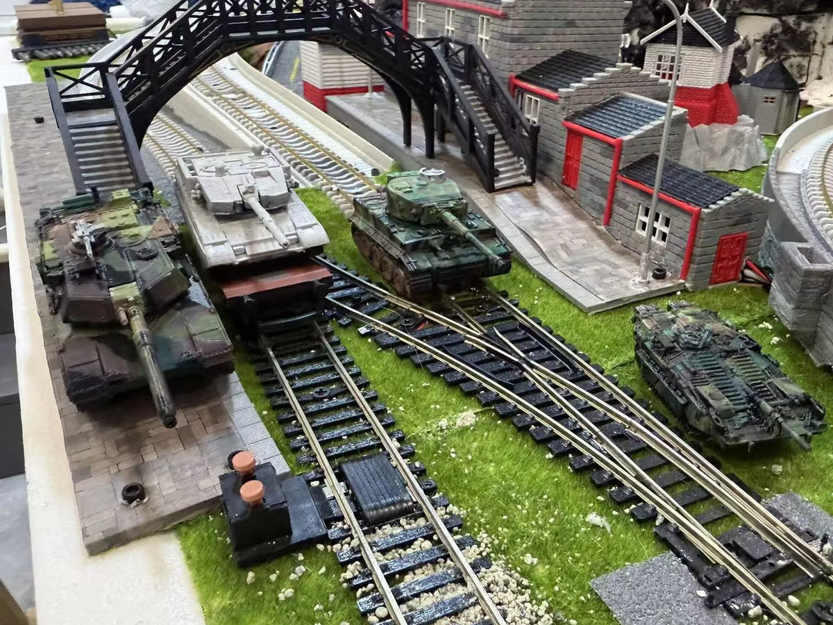 Modèles de chars HO H0 OO à l'échelle 1:87 - Tiger 99A M1A1 - Maquette Print