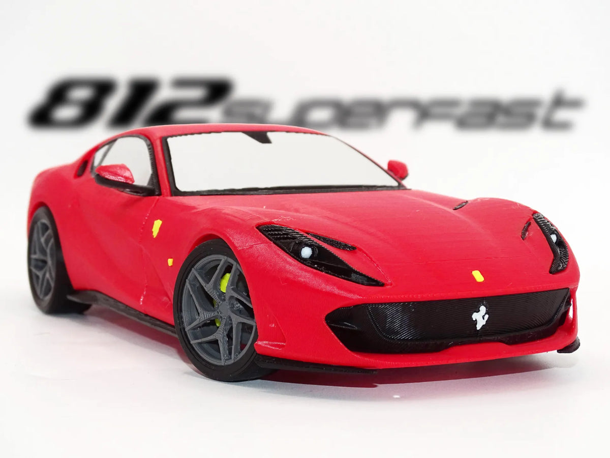 Ferrari 812 SuperFast avec Direction Échelle 1:19 - Auto Print