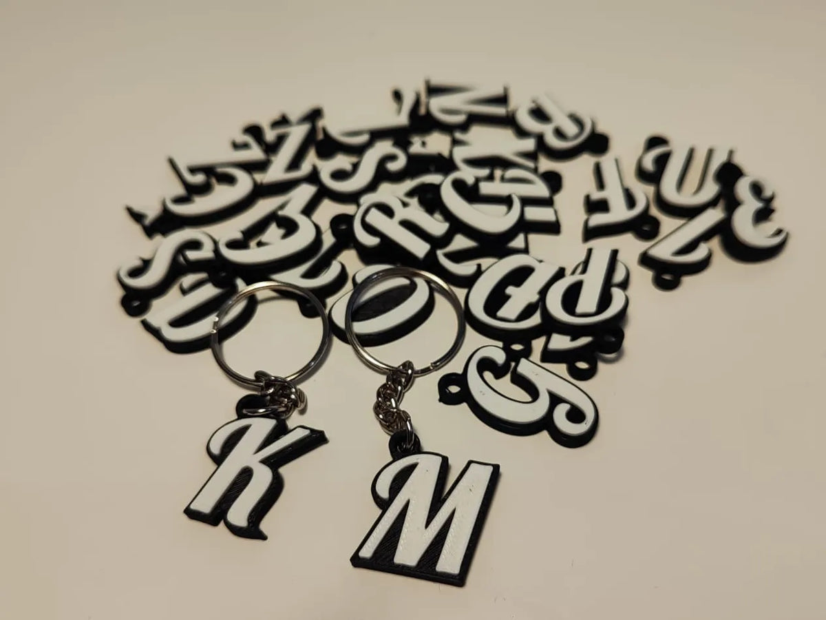 Porte-clés Lettres (toutes les lettres, libre de vente) - Art Print
