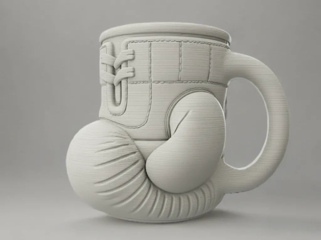 Porte-stylo pot de fleurs en forme de gant de boxe mug - Sport Print