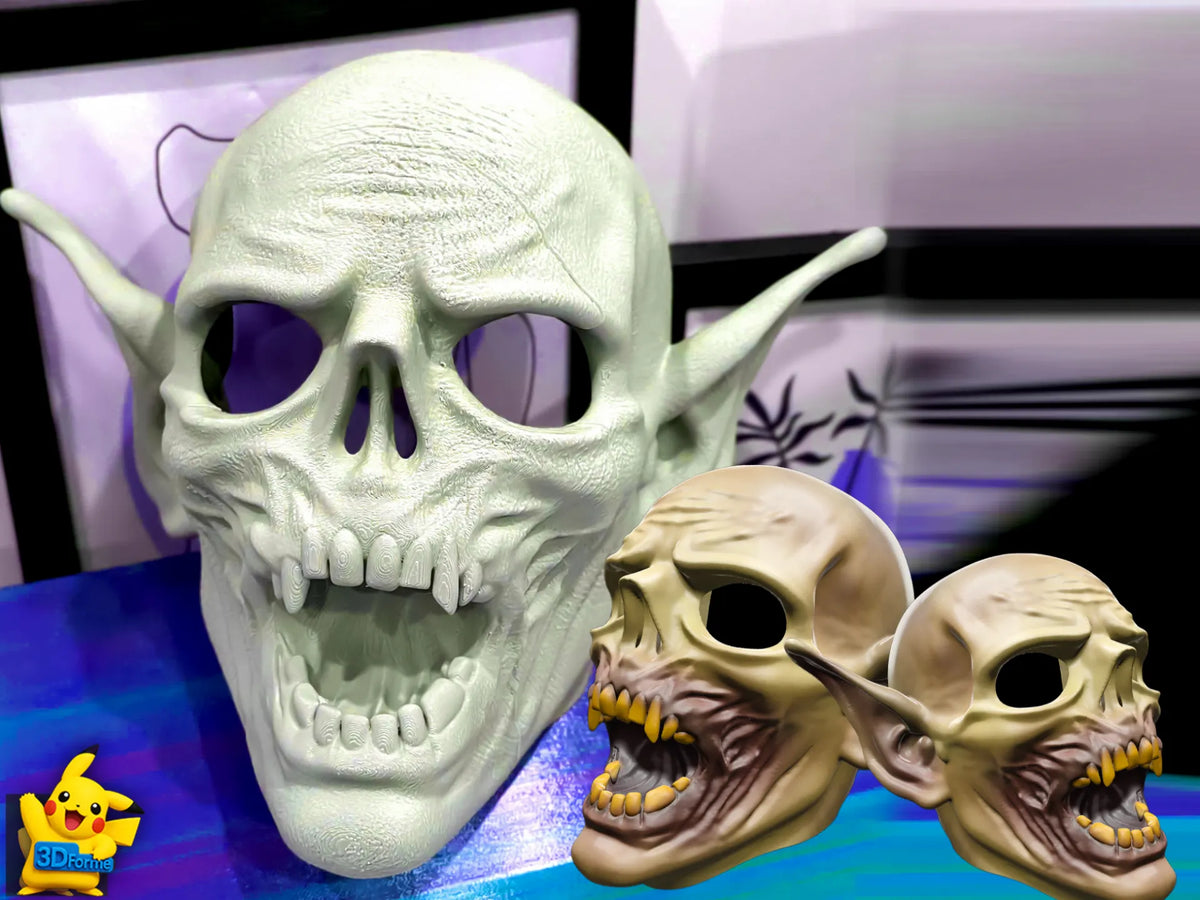 Masque d'Halloween - Crâne Terrifiant - Cosplay Print