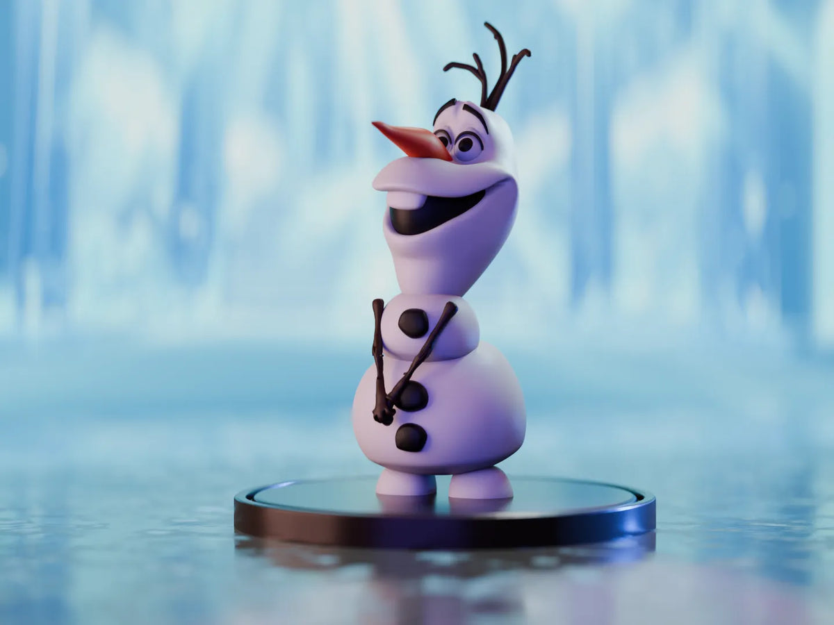 Olaf le bonhomme de neige du film La Reine des Neiges, figurine articulée - Figurine Print