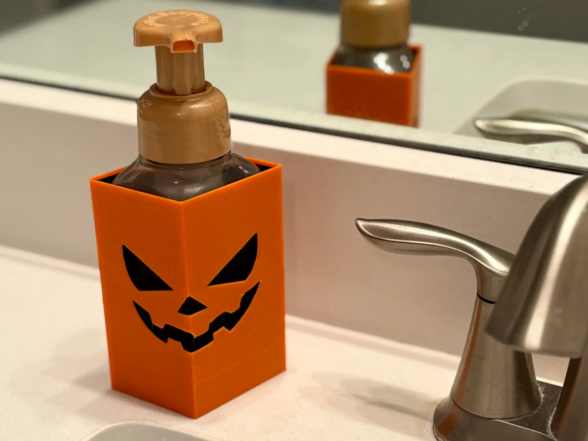 Manchon Jack O'Lantern pour distributeur de savon liquide - Fêtes Print