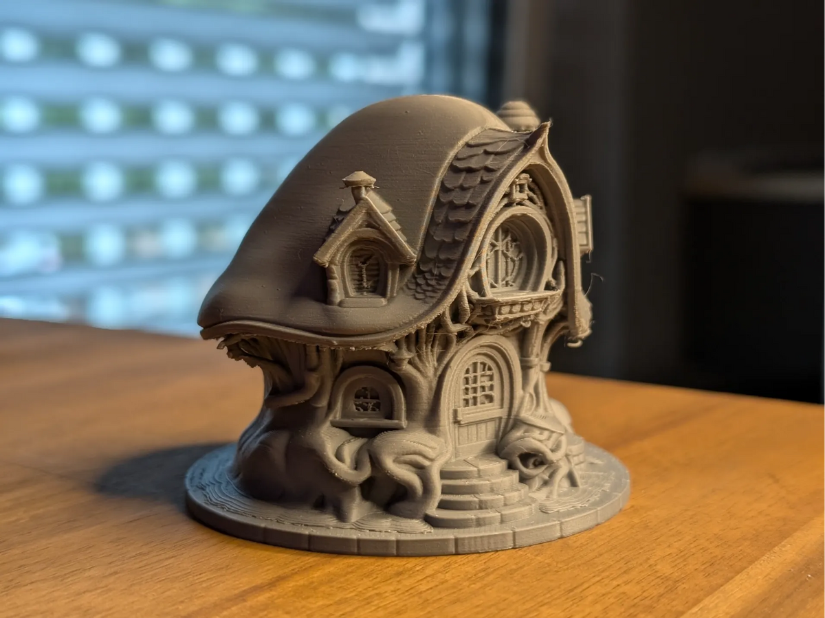 Chalet fantaisiste en racines d'arbre (Terrain DnD) - Jeux Print