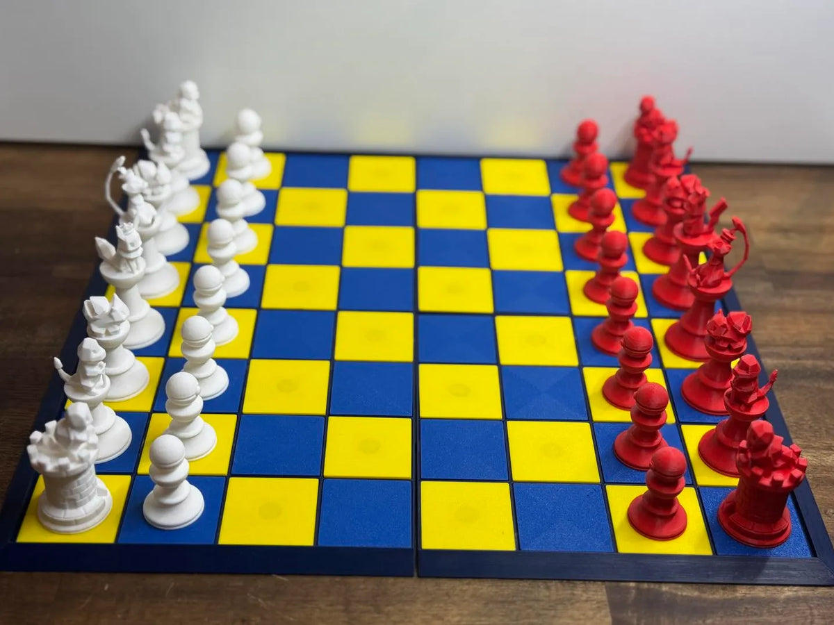 Pokémon Jeu d'échecs Low Poly avec boîte - Jeux Print