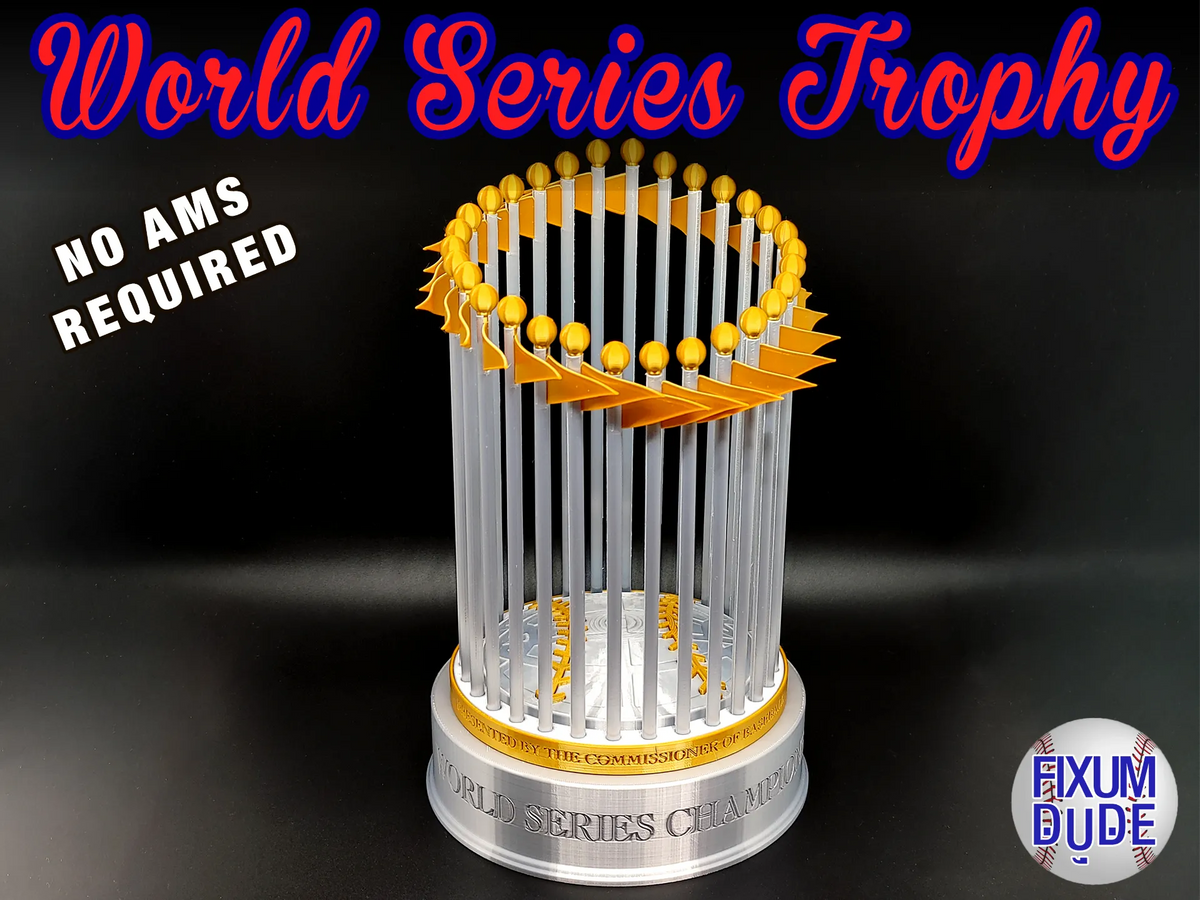 Trophée du commissaire de la Série mondiale de baseball - Cadeau Print