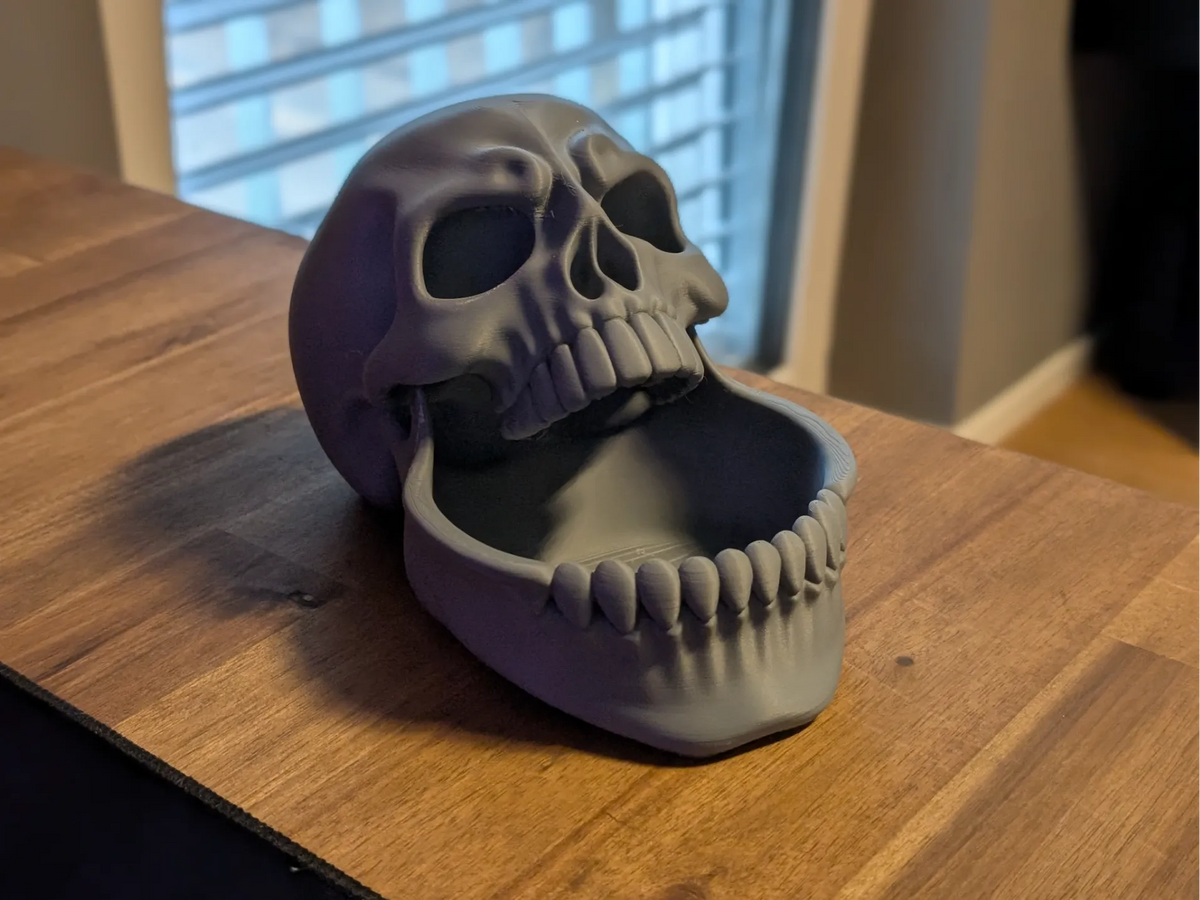 Bol à bonbons Crâne d'Halloween – Plat à mâchoire ouverte - Fêtes Print