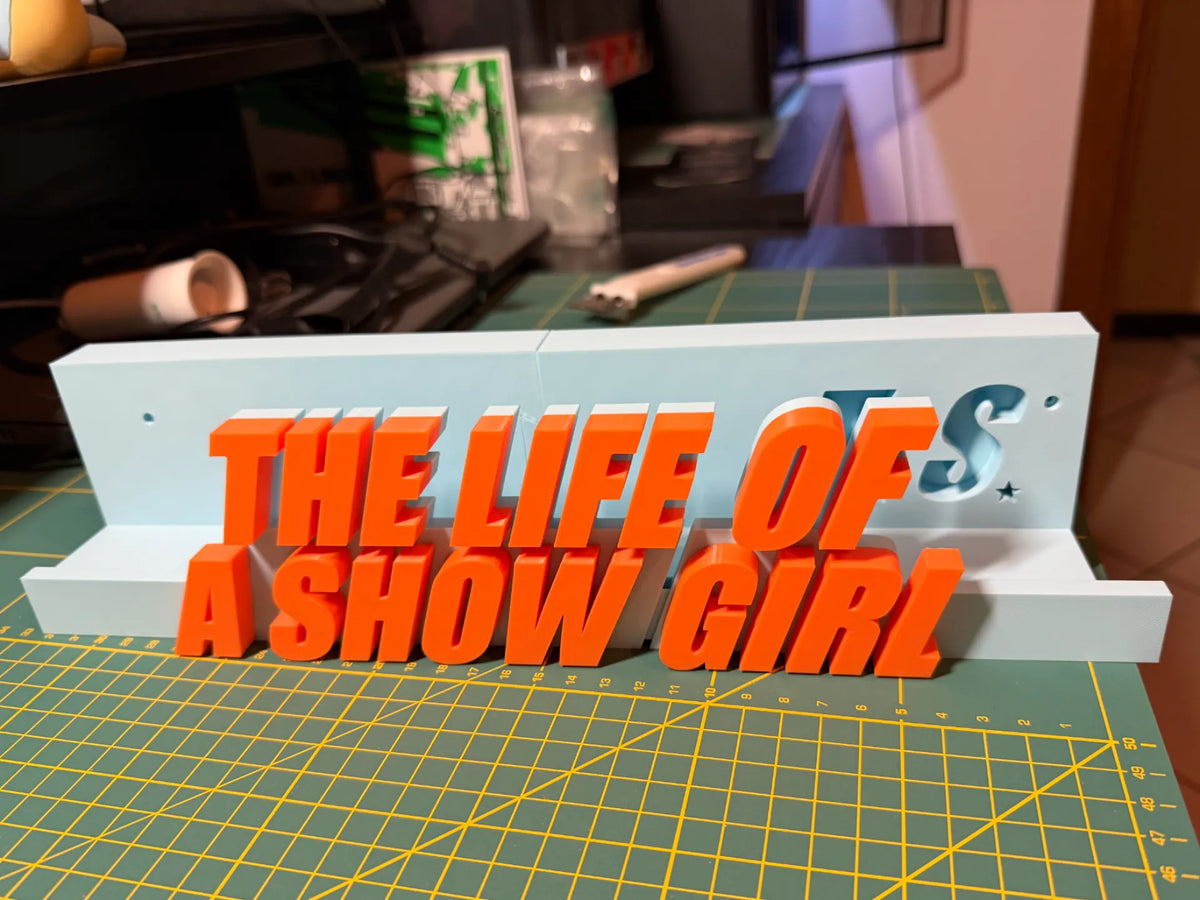 Support Vinyle-The Life of a Show Girl(Taylor Swift) - Music Print