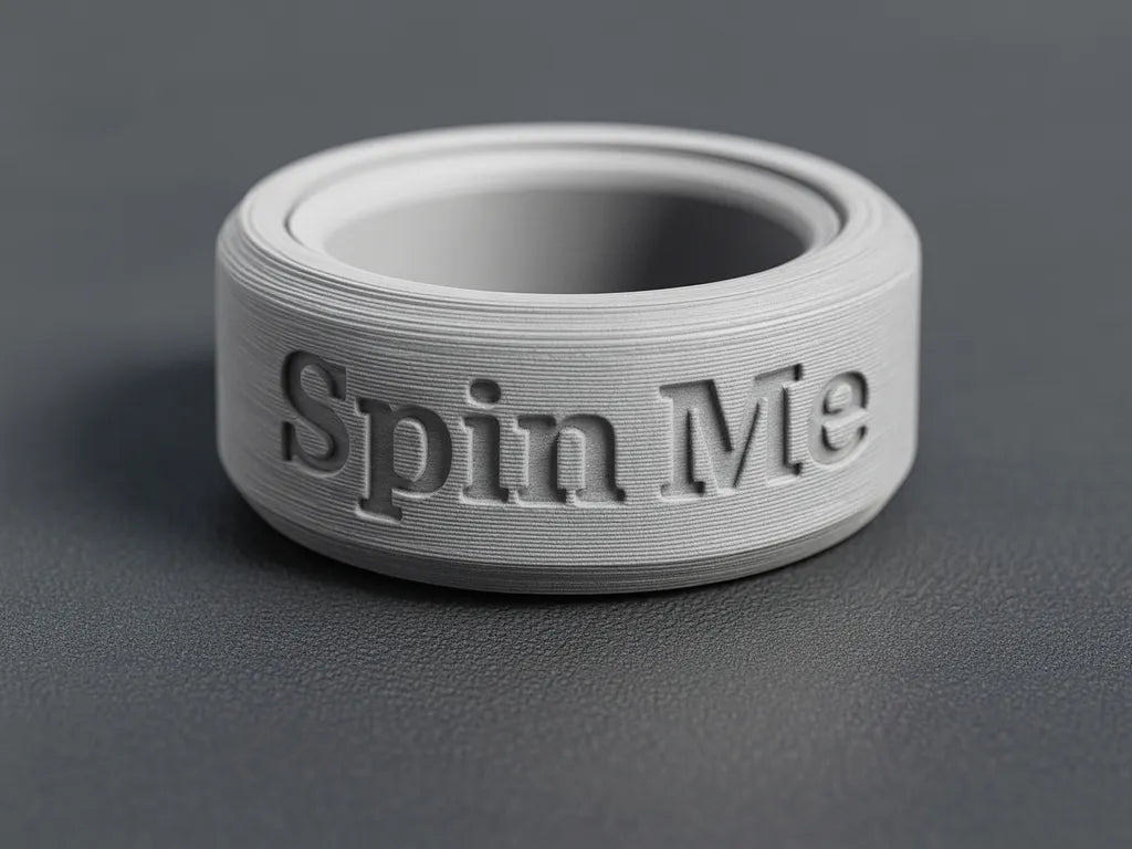 Fais-moi tourner ! - Petite bague anti-stress pour doigts agiles - Bijoux Print