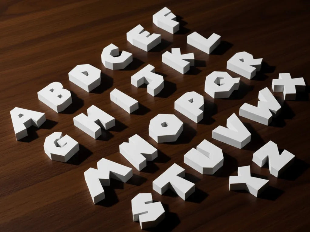 Style Alphabet -Super Mario Bros - Art Print