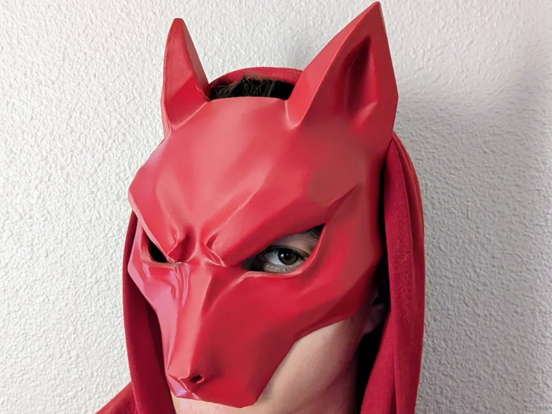 Masque de Loup - Masque de Costume Confortable pour Halloween - Cosplay Print