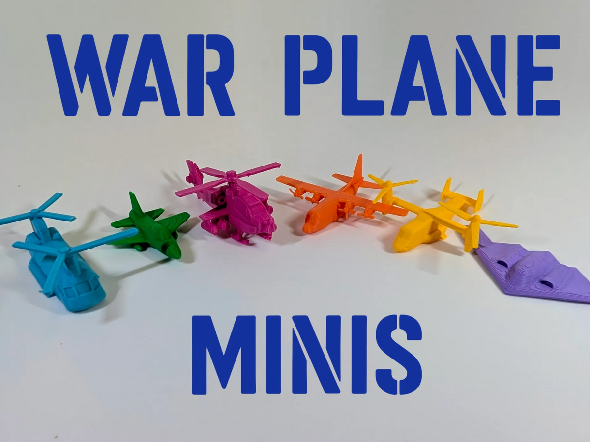 Mini-Avions de Guerre - Maquette Print