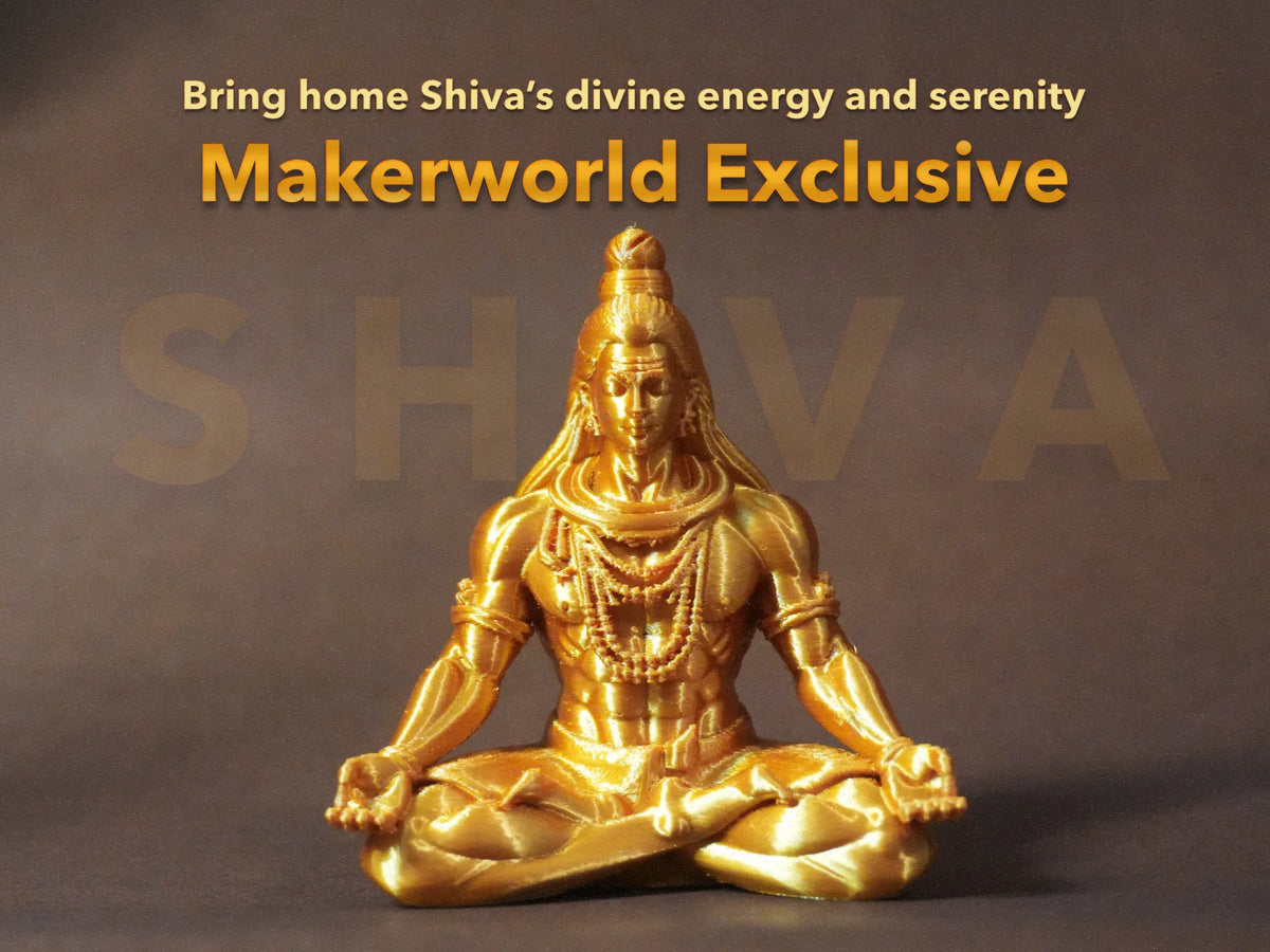 Statue divine du Seigneur Shiva – Symbole de Paix et de Pouvoir - Art Print