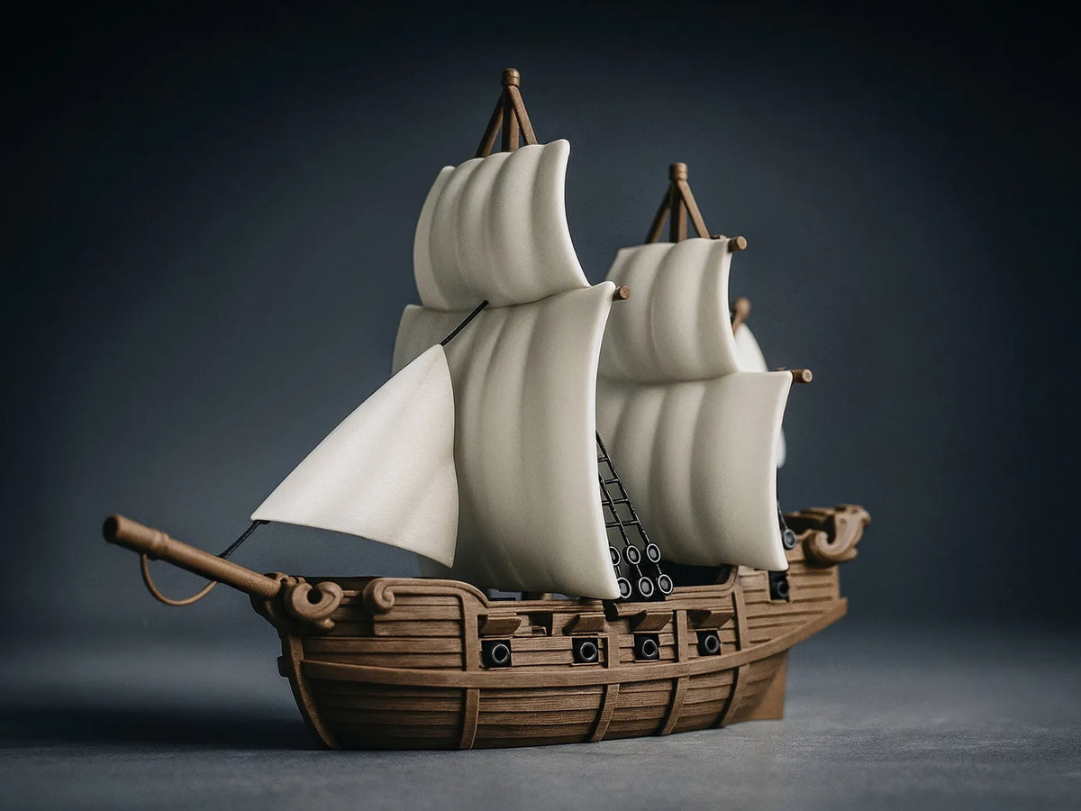 Tirelire Bateau Pirate – Gardien du Trésor - Maquette Print