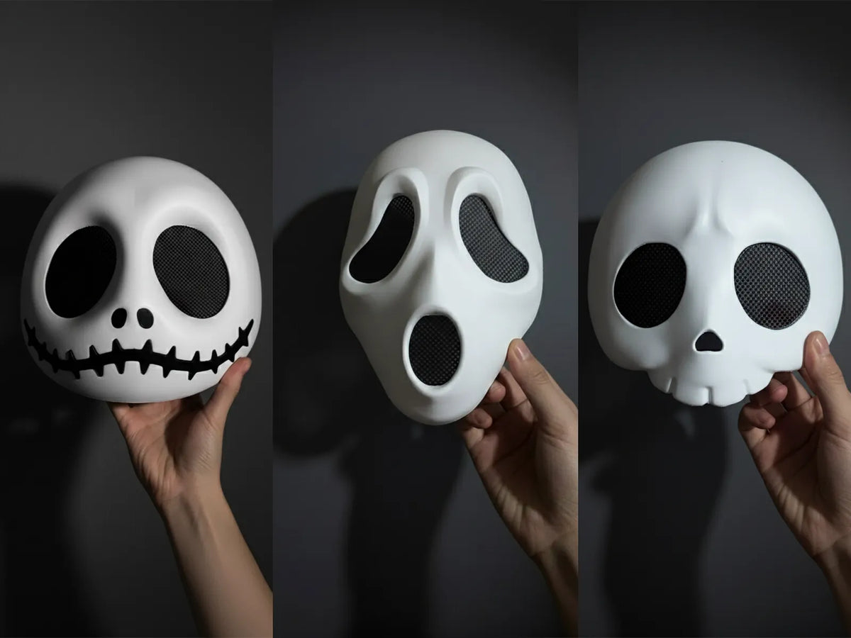 Masque d'Halloween 2025 (Fantôme et Jack Mignon) - Geek Print