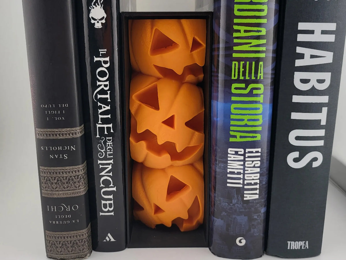 Nook de livres citrouille d'Halloween – Bibliothèque effrayante - Fêtes Print