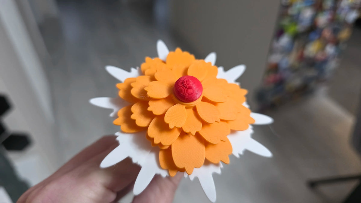 Toupie anti-stress spirale florale - Jeux Print (vue 4)