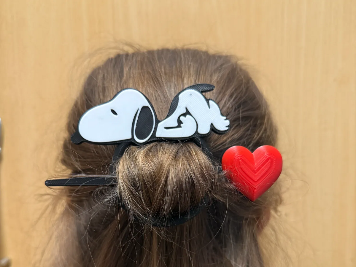 Épingle à cheveux snoopy - Bijoux Print