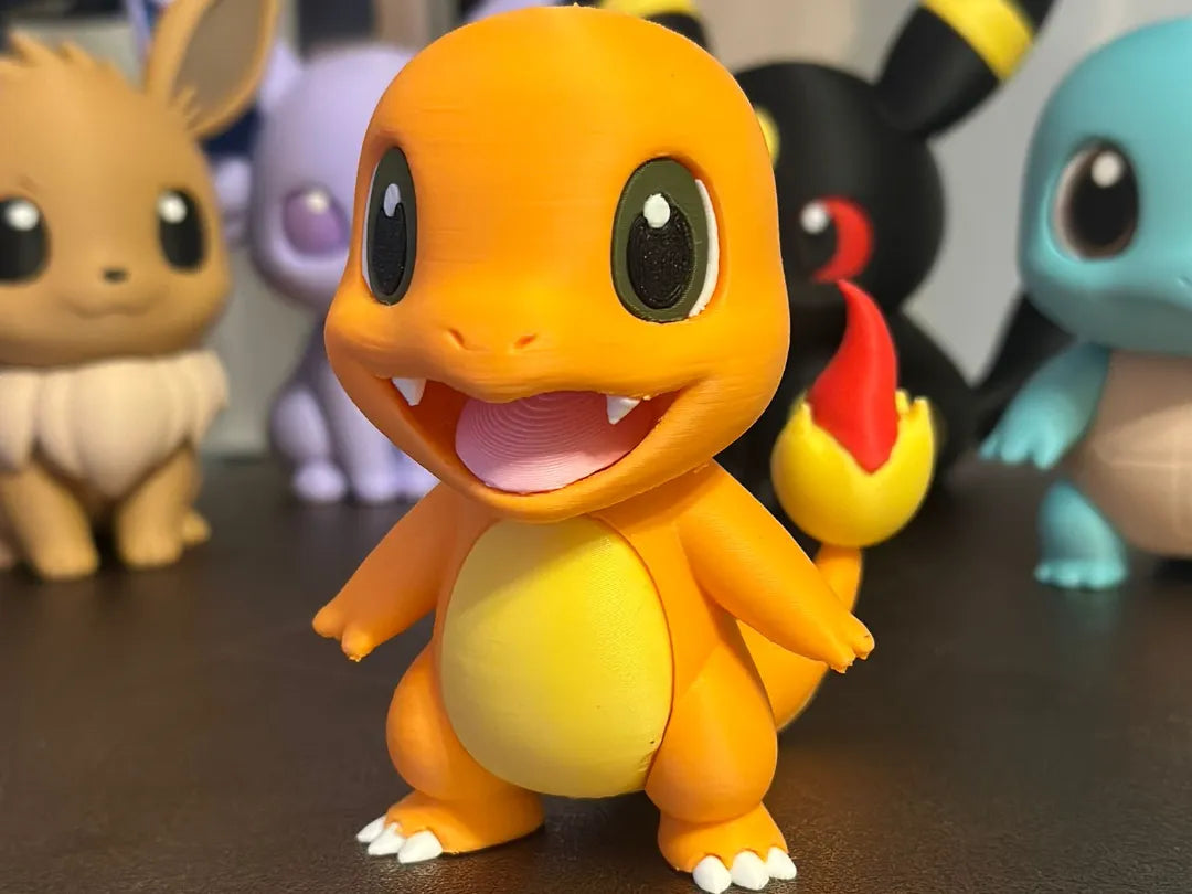 Charmander Chibi - Figurine Print