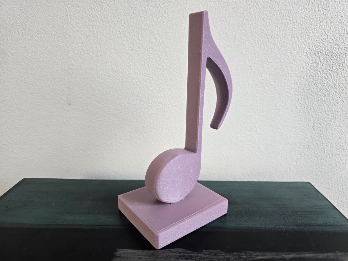 Note élégante - Sculpture abstraite musicale - Music Print