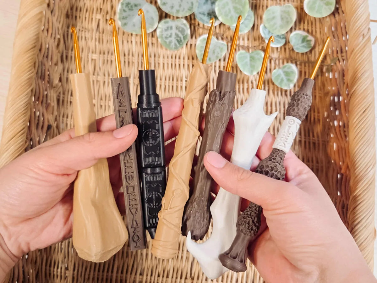 Manches de baguette de crochet Harry Potter - Cosplay Print