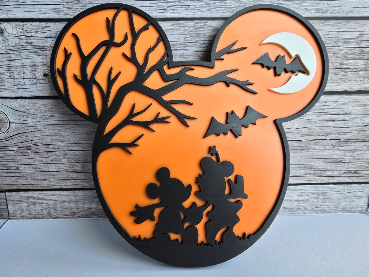 Panneau Halloween Mickey Mouse - Fêtes Print