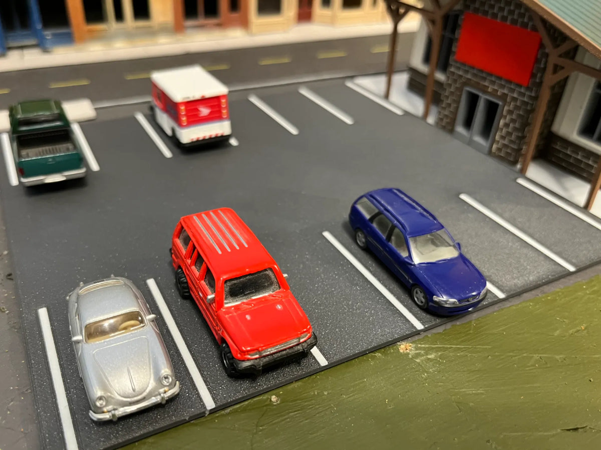 Parking - Échelle HO - Maquette Print