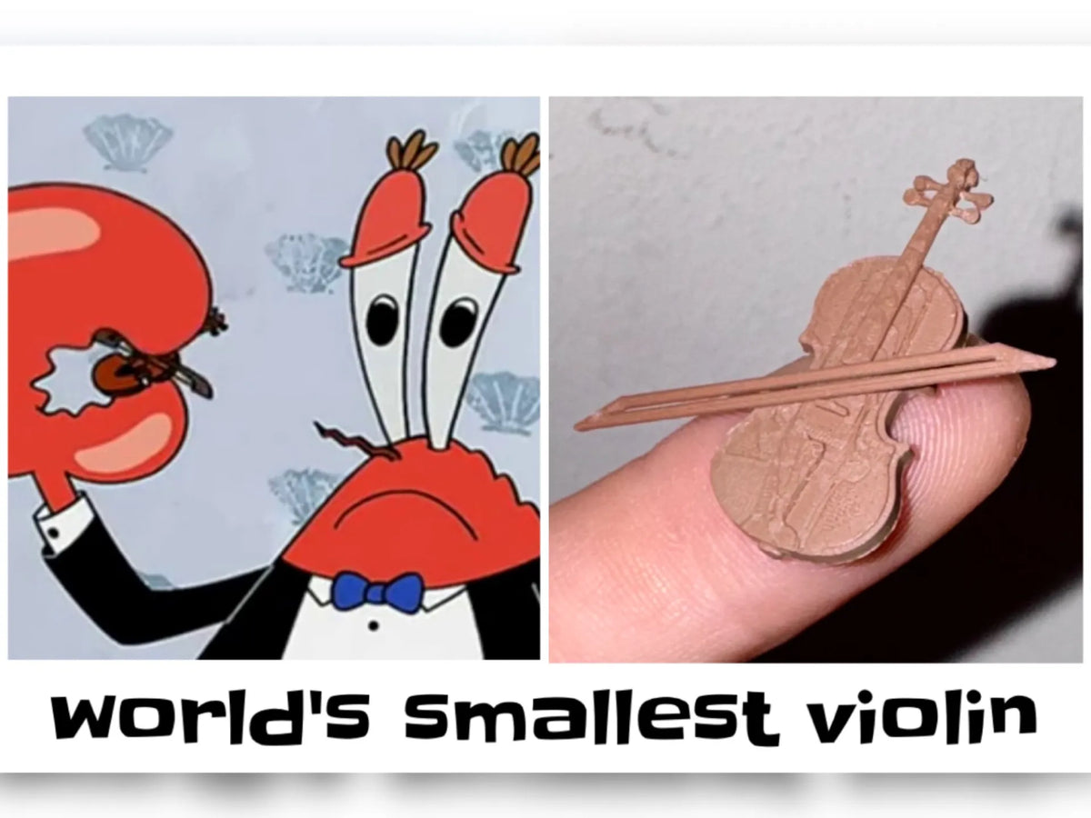Le plus petit violon du monde en 21 minutes - Music Print