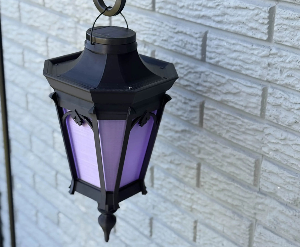 Lanterne suspendue coloniale pour lampe solaire - Lumière Print