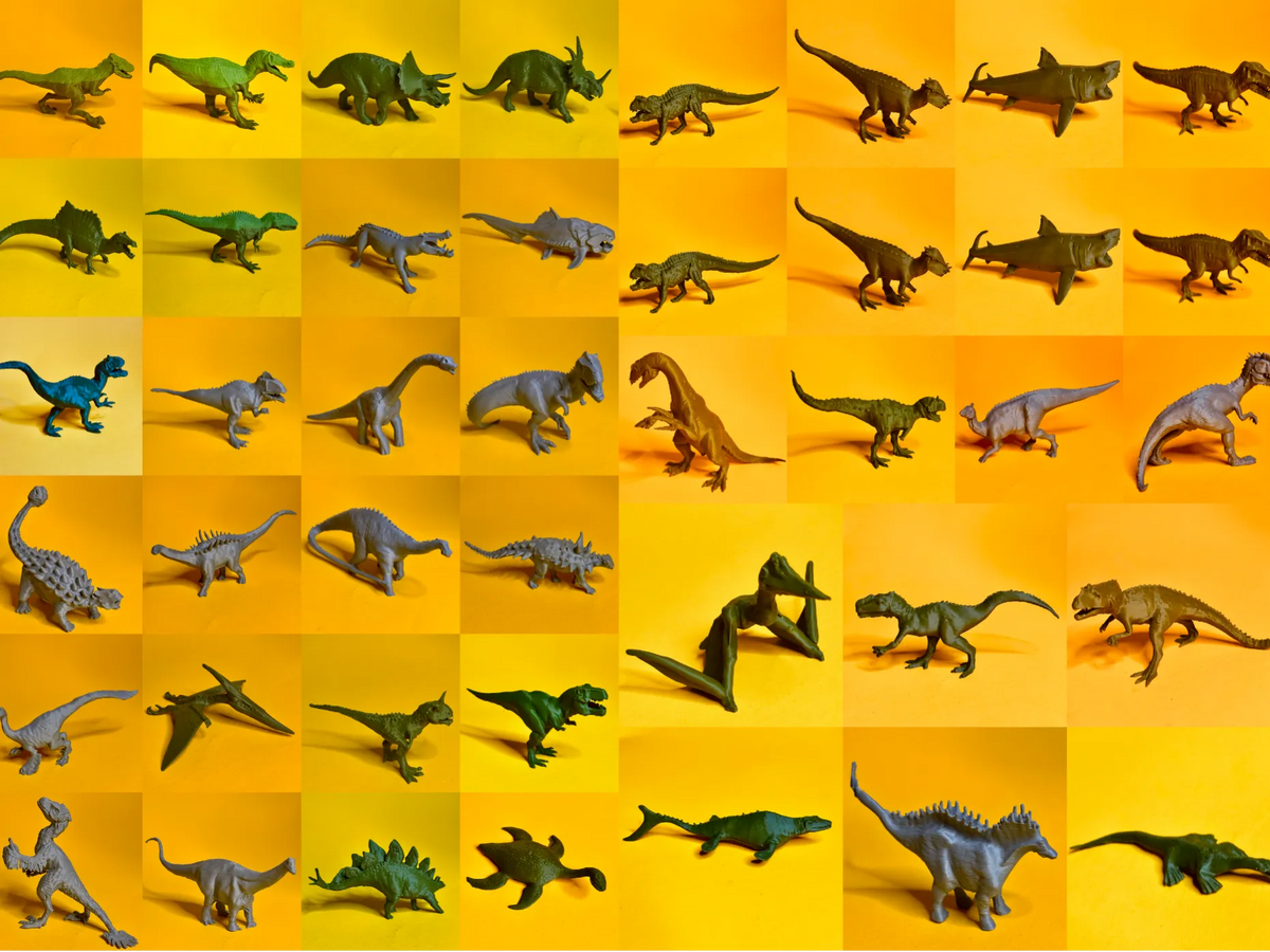 Collection de Dinosaures XXL - Maquette Print