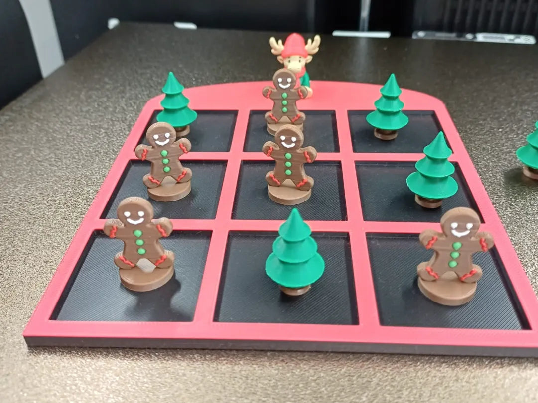 Morpion de Noël – modèle 2 - Jeux Print