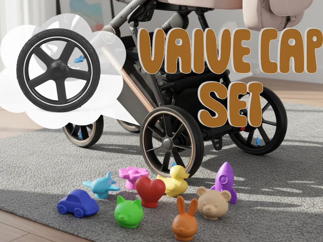 Jeu de bouchons de valve – Poussette / Vélo - Auto Print