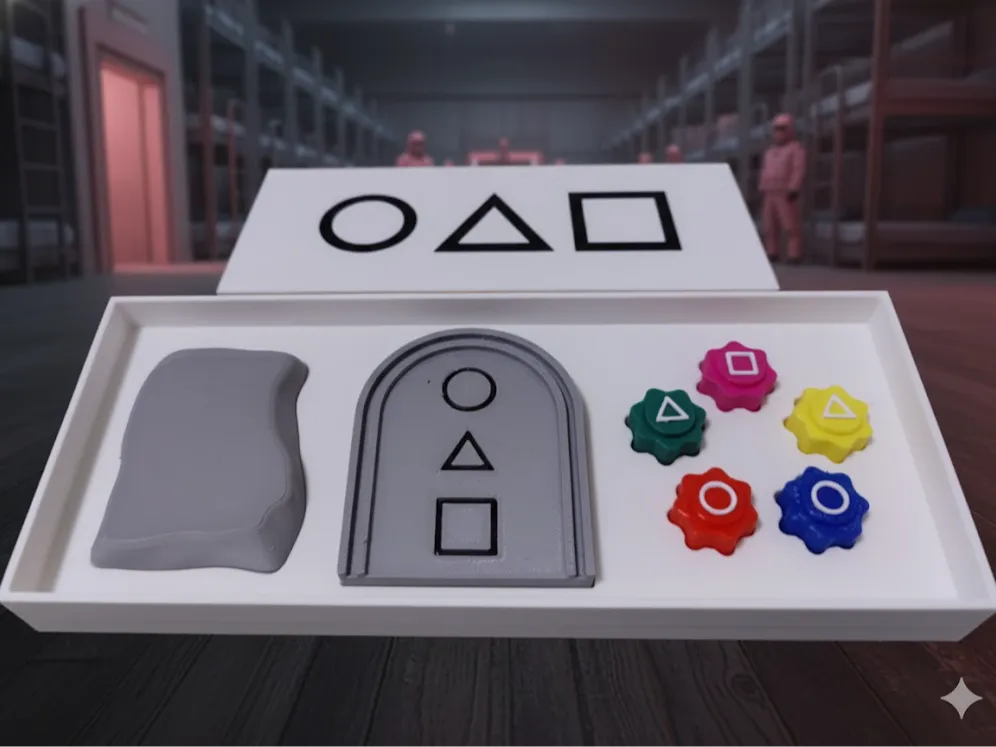Jeu de Calmar - Gonggi et Billes - Geek Print