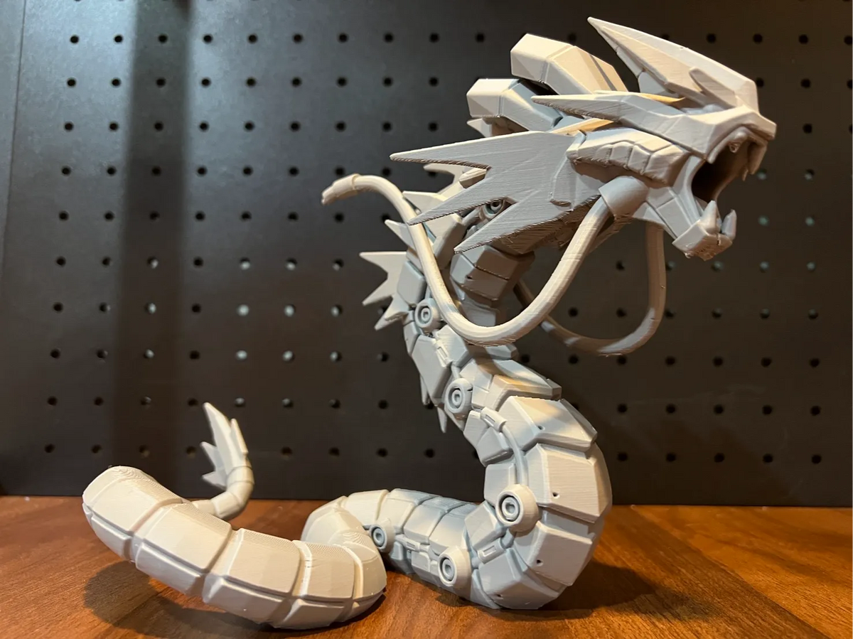 Série Mecha Pokémon — Statue du Léviator Cybernétique - Art Print