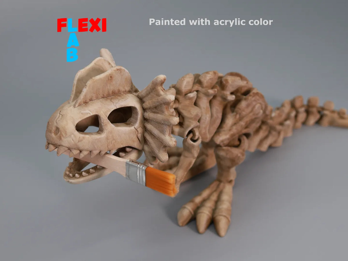 Squelette de dinosaure flexible Dilpohosaurus - Maquette Print