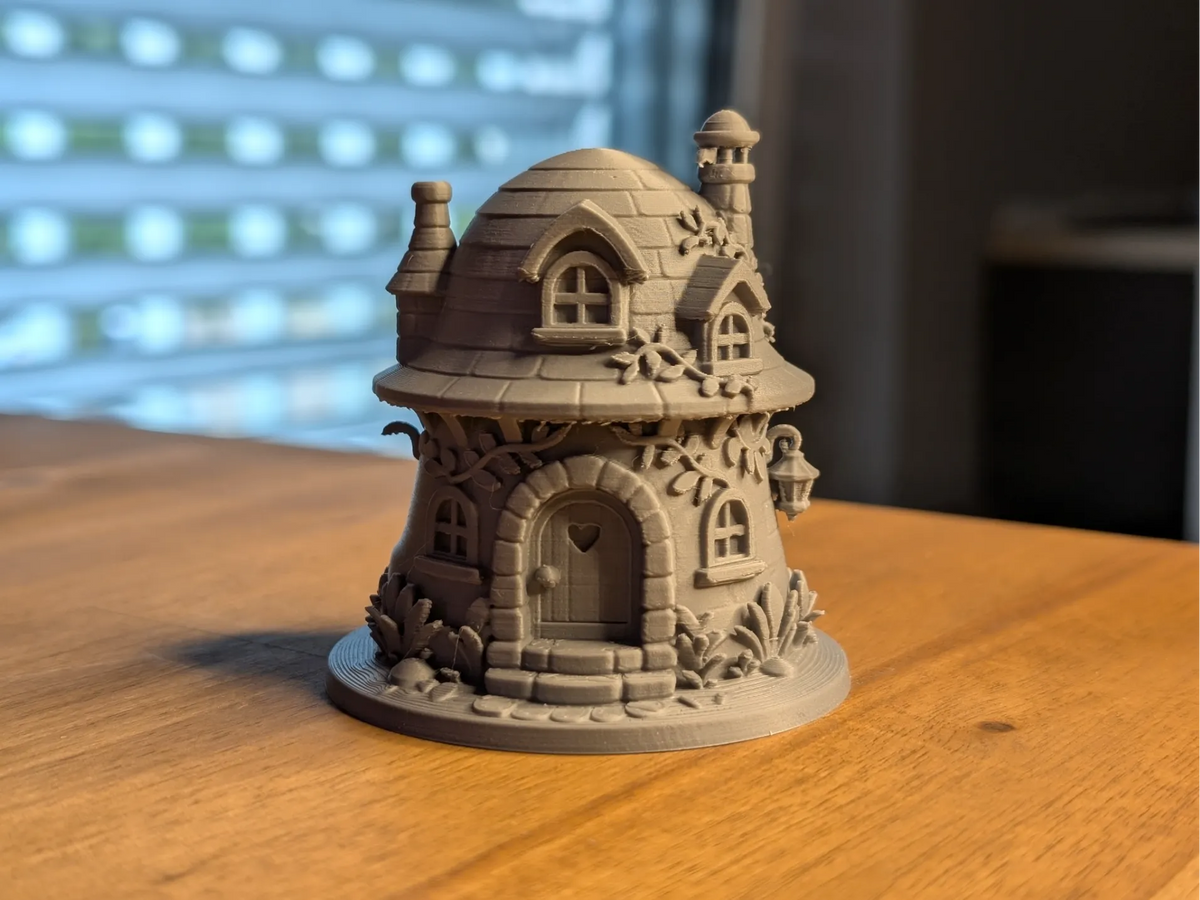 Chalet Féerique Lanterne de Lierre – Maison Féerique Miniature - Maquette Print